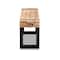 Baxton Studio Henson Rustic and Industrial Natural Brown Finished Wood and Black Finished Metal Bench 179-11407-Zoro - alternate 2